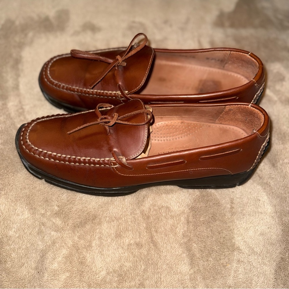 Brown Leather Cole Haan Loafers-s-10